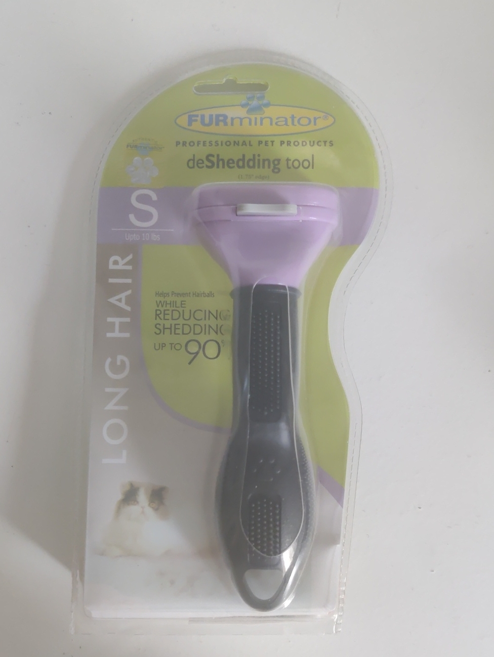 FURminator deShedding Tool - Lavender & Black Handle